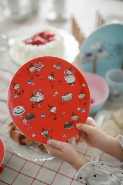 Rätt Start Moomin Little My flat plate Ø19.8 cm, Red Clearance