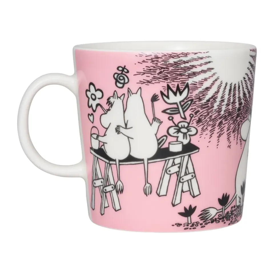 Moomin Arabia Moomin love mug 40 cl, Pink
