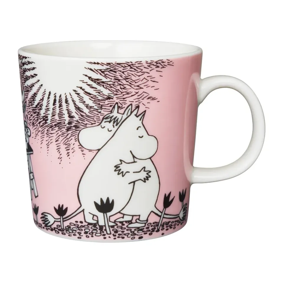 Moomin Arabia Moomin love mug, Pink Best