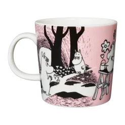 Moomin Arabia Moomin love mug, Pink Best