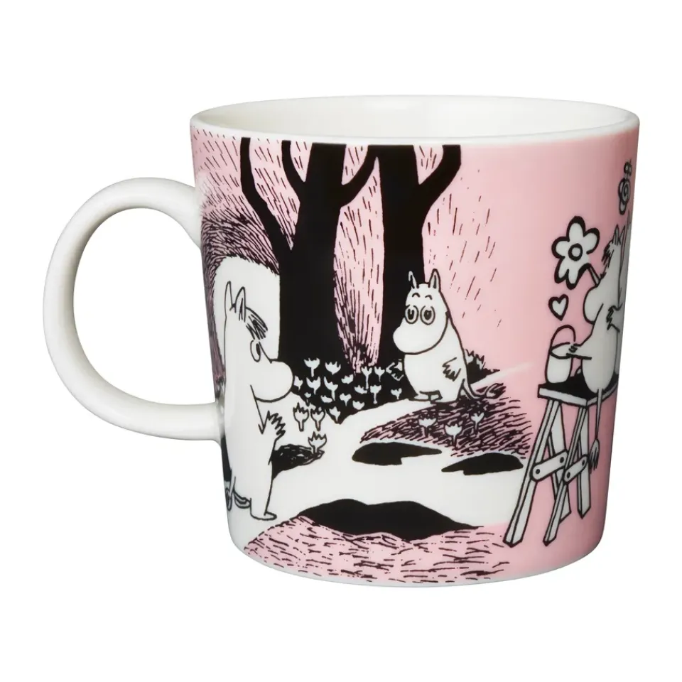Moomin Arabia Moomin love mug, Pink Best