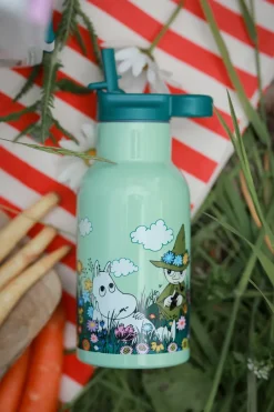 Rätt Start Moomin Meadow water bottle 34 cl, Green Sale