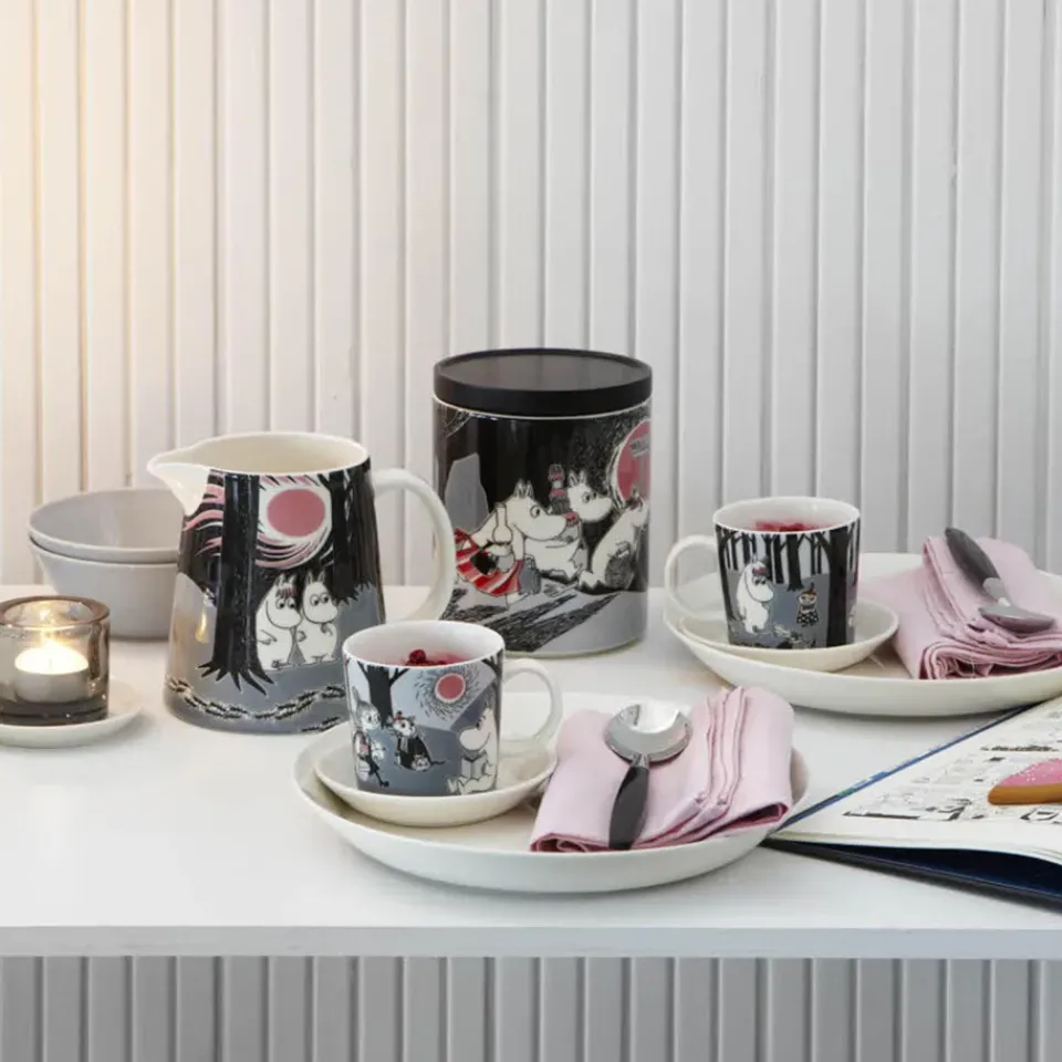 Moomin Arabia Moomin mug Adventure Move, 30 cl GreyBlack