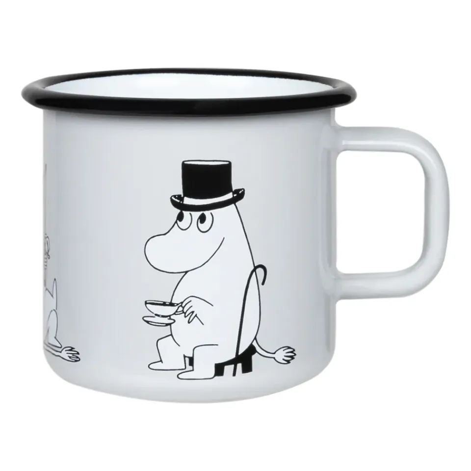 Muurla Moomin pappa enamel mug 37 cl, Grey Outlet