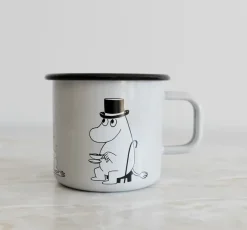 Muurla Moomin pappa enamel mug 37 cl, Grey Outlet