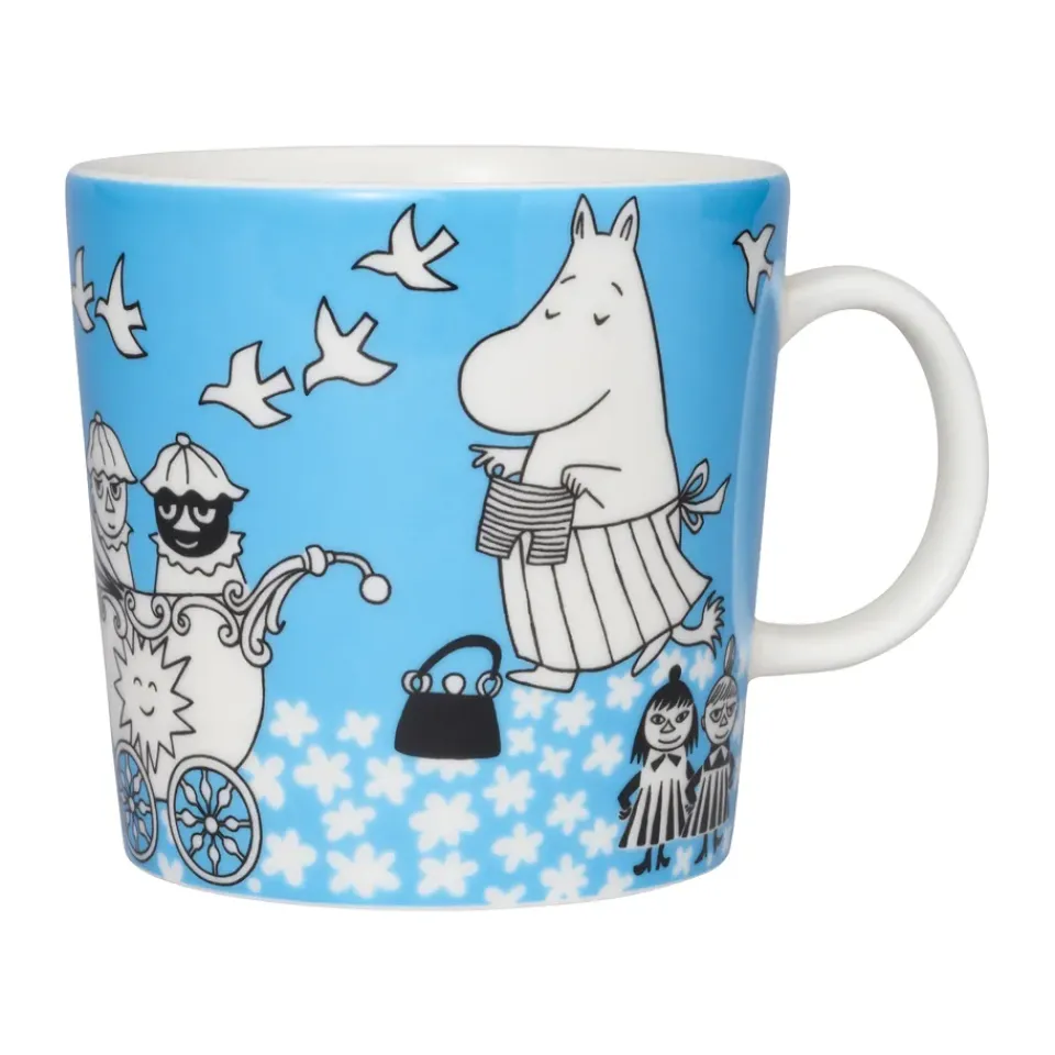 Moomin Arabia Moomin Peace mug 40 cl, Blue Outlet