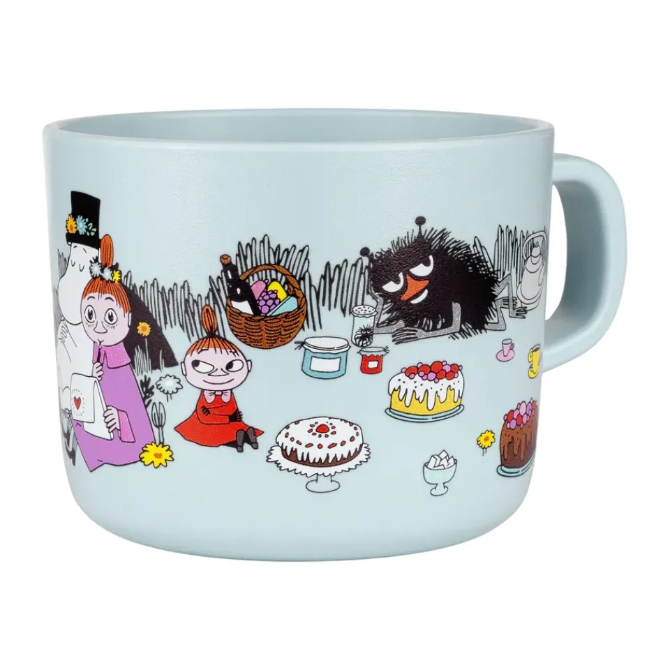 Rätt Start Moomin Picnic mug 25 cl, Light Blue Clearance