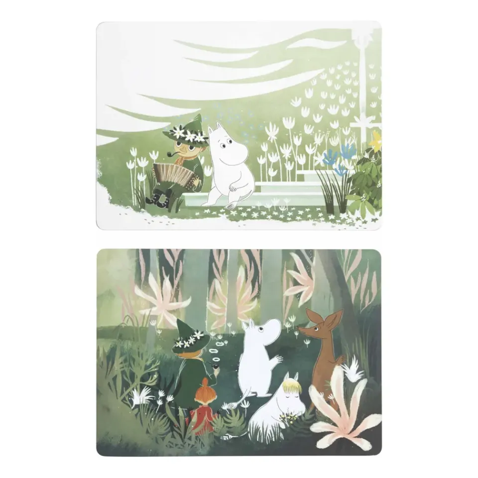 Pluto Design Moomin placemat 2-pack, Multi Green Discount