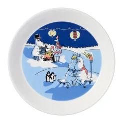 Moomin Arabia Moomin plate Bonfire & Sailing 2 parts, 19 cm Multi Outlet