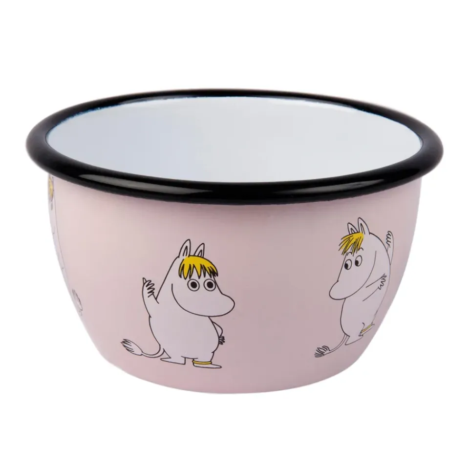 Muurla Moomin Retro enamel bowl 6 dl, Snorkmaiden Pink Sale