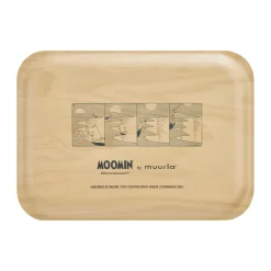 Muurla Moomin tray 20x27 cm, A moment Pink Best