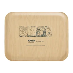 Muurla Moomin tray 28x36 cm, Flower field Beige Outlet