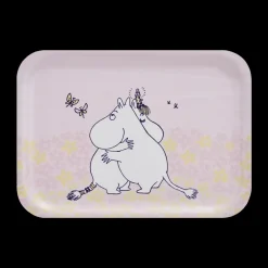 Muurla Moomin tray 20x27 cm, Hug Pink Outlet