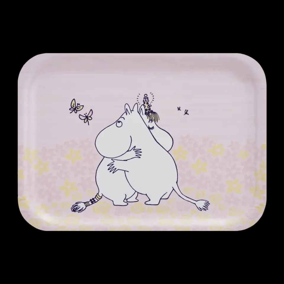 Muurla Moomin tray 20x27 cm, Hug Pink Outlet