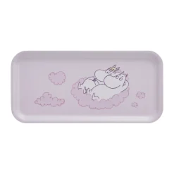 Muurla Moomin tray 13x27 cm, In the clouds Pink Outlet