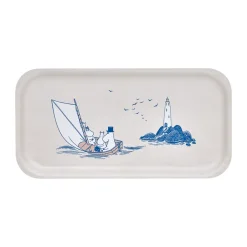 Muurla Moomin tray 22x43 cm, Sailors White Hot
