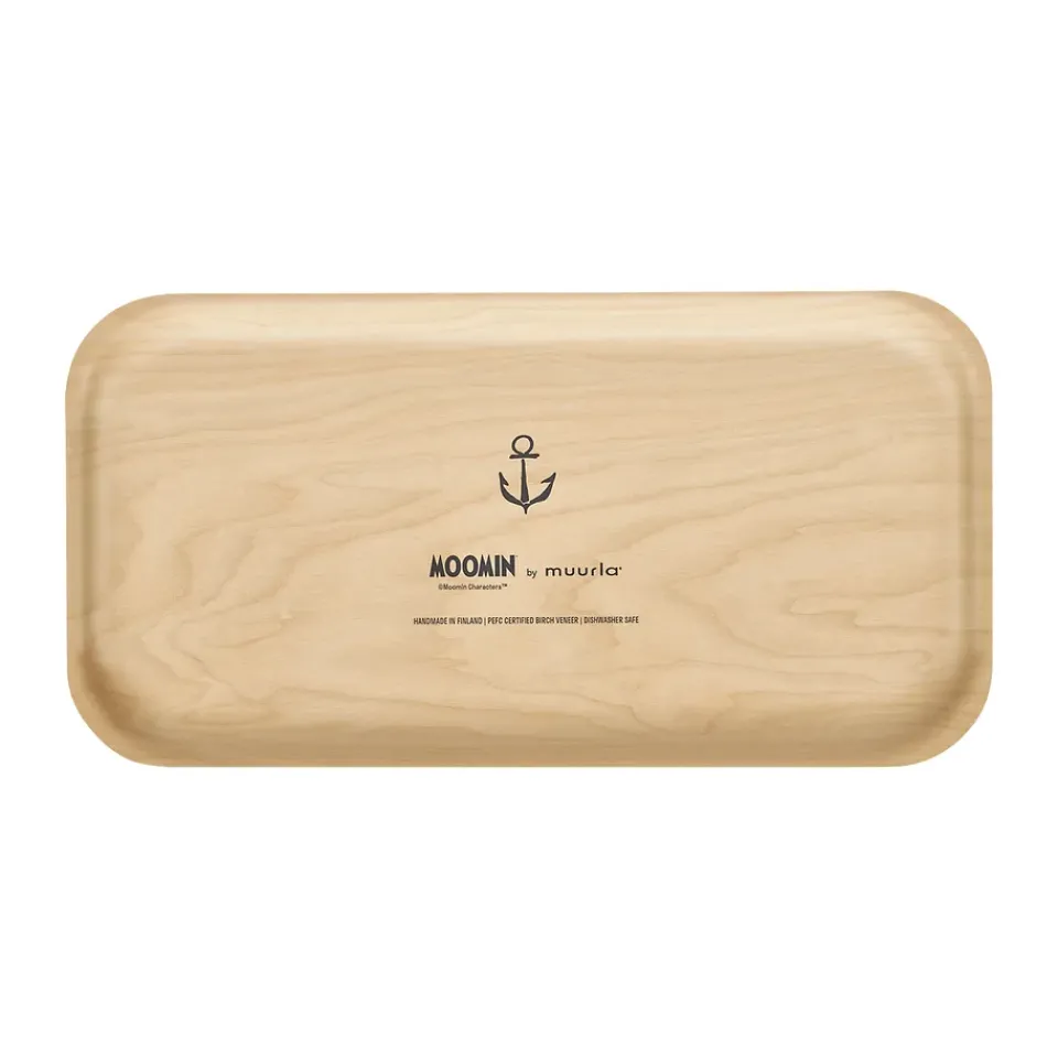 Muurla Moomin tray 22x43 cm, Sailors White Hot