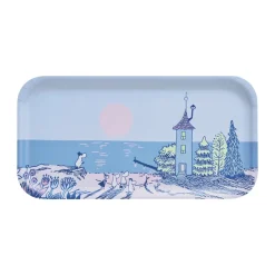 Muurla Moomin tray 22x43 cm, Sunset Blue Online