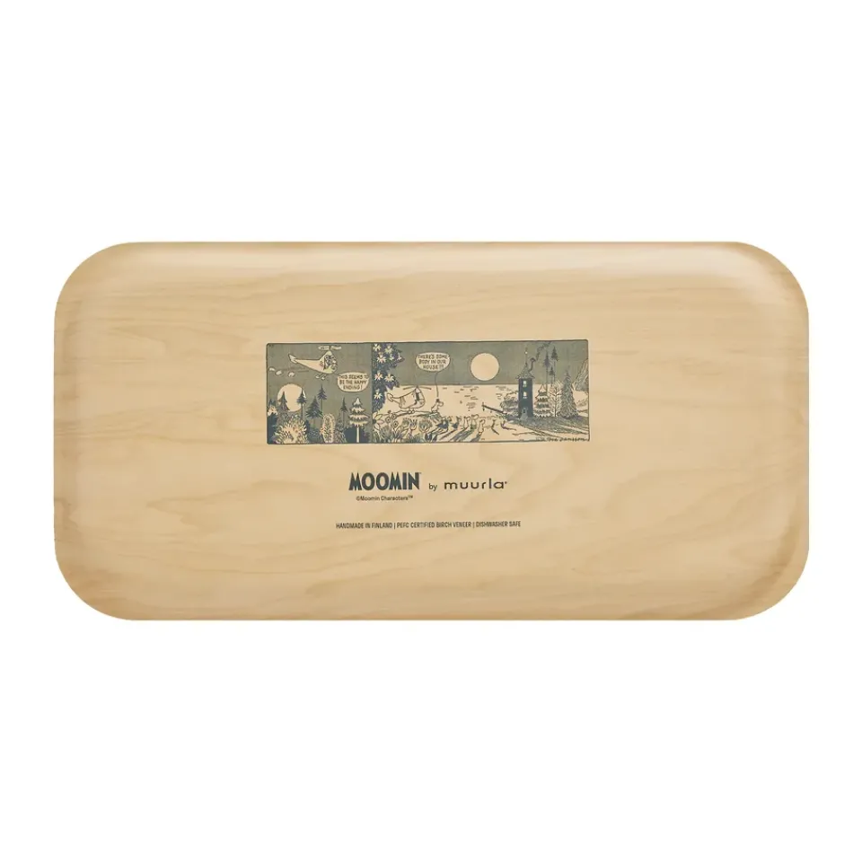 Muurla Moomin tray 22x43 cm, Sunset Blue Online