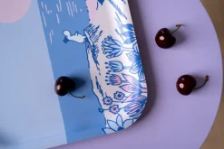 Muurla Moomin tray 22x43 cm, Sunset Blue Online