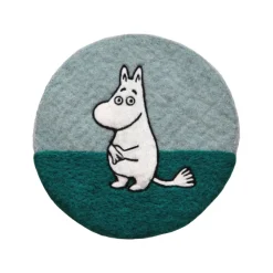 Klippan Yllefabrik Moomin trivet Ø21 cm, Blue Outlet