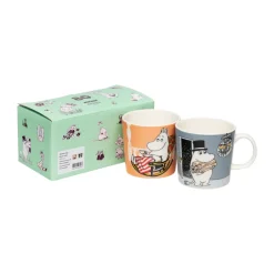 Moomin Arabia Moominmamma & Moominpappa Moomin mug set of 2, 30 cl Multi Sale