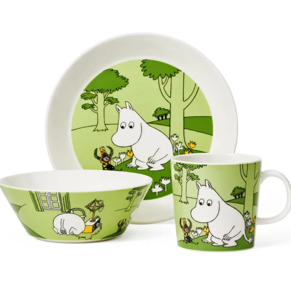 Moomin Arabia Moomintroll Moomin mug, Grass Green New