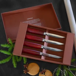 Morakniv Classic Steak Knife 4-pack, Red Best