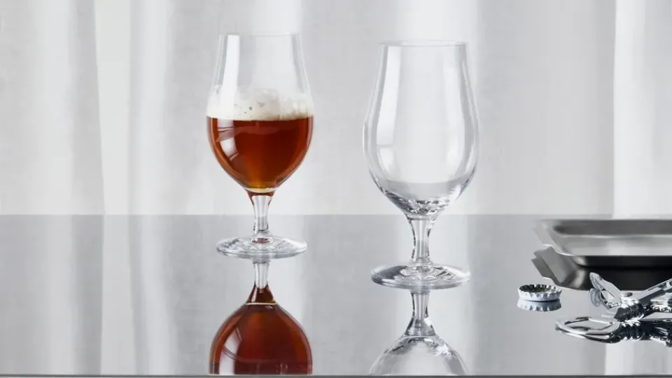 Kosta Boda More beer glass 2-pack 47 cl, Transparent Sale