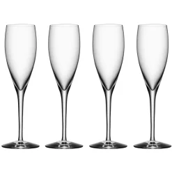Orrefors More champagne glass 4-pack, 4-pack Transparent Outlet
