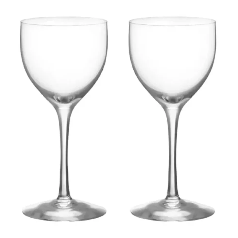 Orrefors More Nick & Nora glasses 17 cl 2-pack, Clear Transparent Clearance