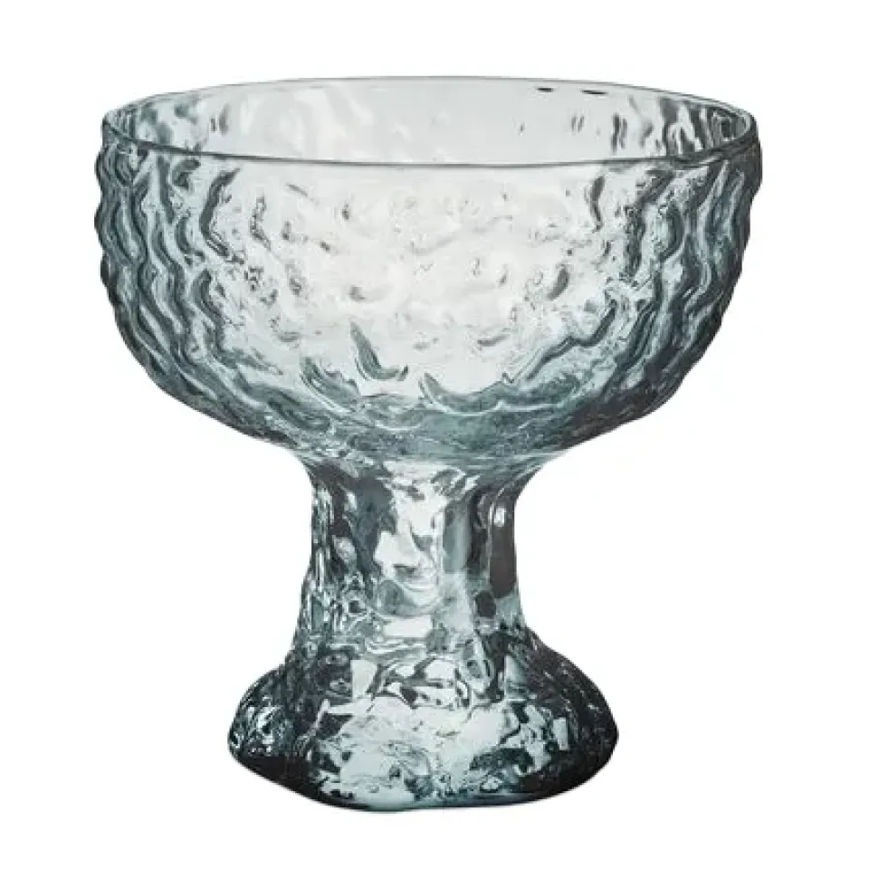 Kosta Boda Moss coupe champagne glass circular 35 cl, Blue Discount