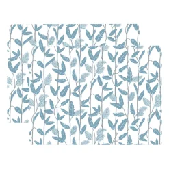 Åry Home Mougli Blue placemat 30x40 cm 2-pack, Blue-white BlueWhite Hot