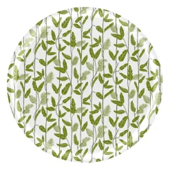 Åry Home Mougli Green tray Ø38 cm, Green-white GreenWhite
