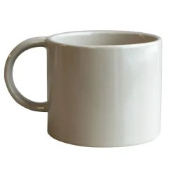 DBKD Mug ceramic mug 35 cl, Shiny mole Beige Clearance
