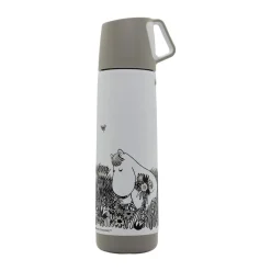 Rätt Start Mumin Graphic thermos 50 cl, White-black BlackWhite Discount
