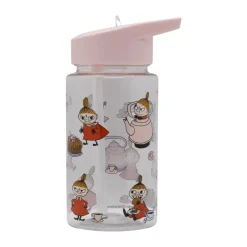 Rätt Start Mumin Little My water bottle 550 ml, Pink Transparent Hot