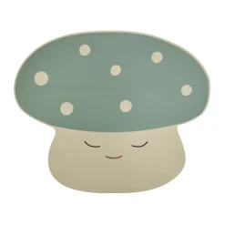 OYOY Mushroom placemat, Off white-Pale green WhiteGreen Outlet