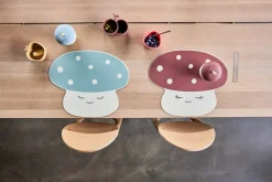 OYOY Mushroom placemat, Off white-Pale green WhiteGreen Outlet