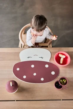 OYOY Mushroom placemat, Offwhite-red WhiteRed Best
