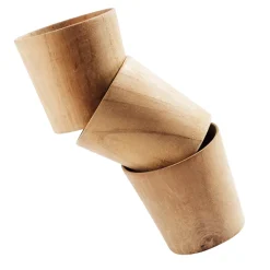 MUUBS teak egg cup, Nature Beige