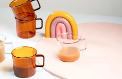 Muurla glassmug 35 cl, Amber Orange Sale