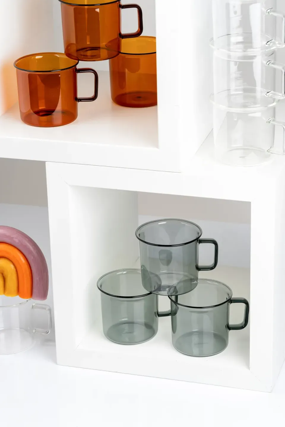 Muurla glassmug 35 cl, Amber Orange Sale