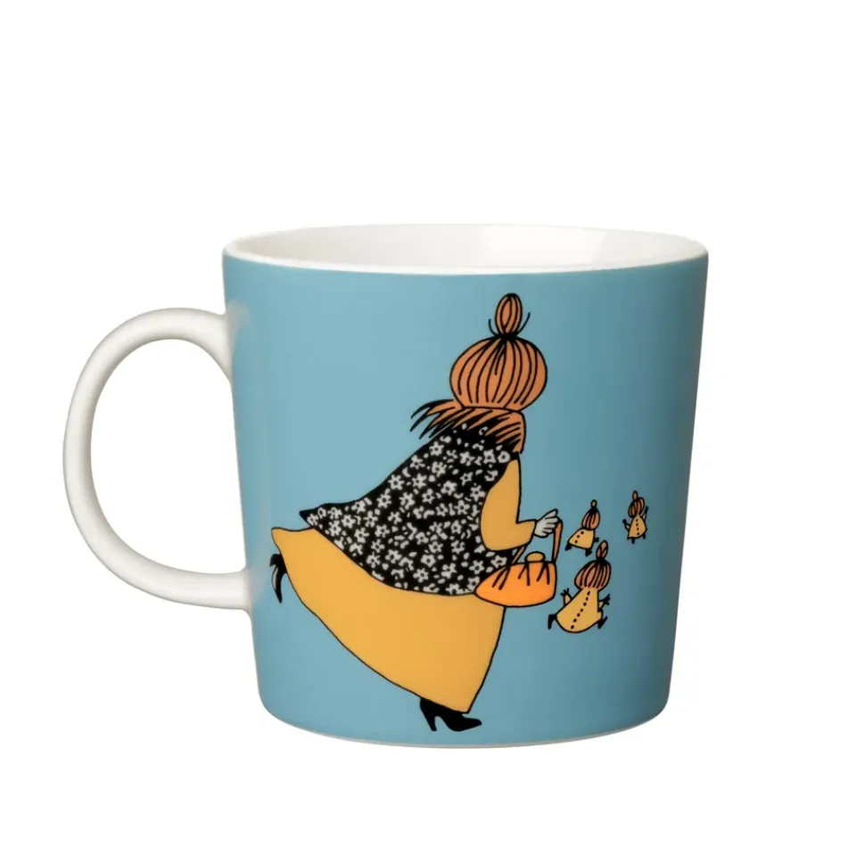 Moomin Arabia Mymble's mother Moomin mug, Turquoise Sale