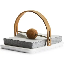 Sagaform Nature napkin holder, Oak Gold-coloured Discount