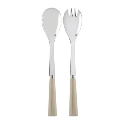SABRE Paris Nature salad servers 2 pieces, Faux horn Beige Outlet