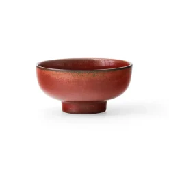 Audo Copenhagen New Norm bowl on foot Ø12 cm, glazed Red Best