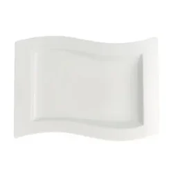Villeroy & Boch New Wave plate rectangular, 33x24 cm White Discount