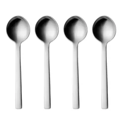 Georg Jensen New York dessert spoon, 4-pack Silver-coloured Hot