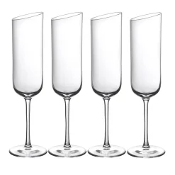 Villeroy & Boch NewMoon champagne glass 4-pack, 17 cl Transparent Hot